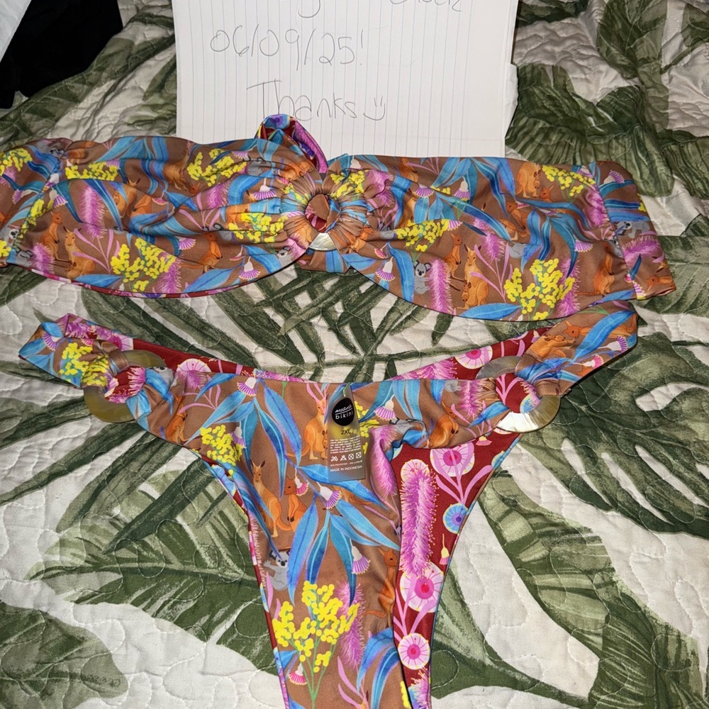 Moana Bikini Floral Bikini Set